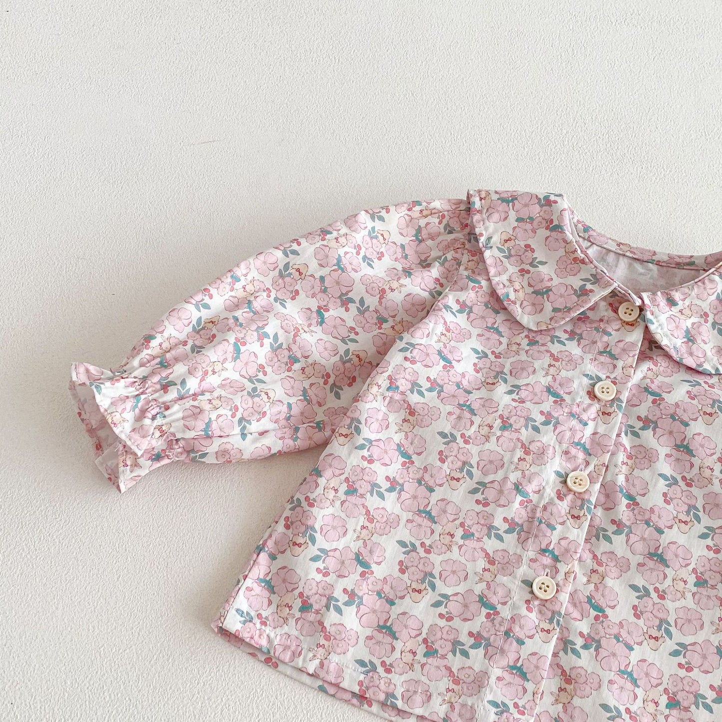 Spring and Autumn Baby Kids Girls Long Sleeves Floral Top and Cartoon Sleeveless Overalls Clothing Set, MyKids-USA®, Baby & Toddler Outfits, MyKids-USA -  -  -  -  -  -  - .