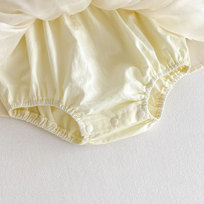 Summer Arrival Baby Girls Cute Sleeveless Butterfly-bow Decorated Dress Design Strap Onesies, MyKids-USA®, Baby One-Pieces, MyKids-USA -  -  -  -  -  -  - 