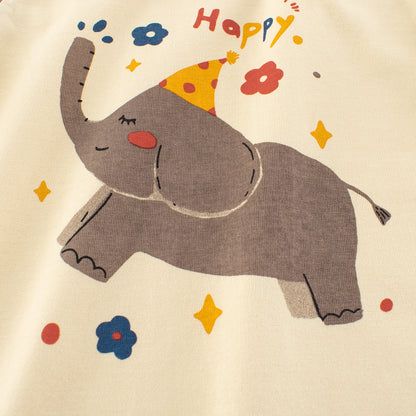 Autumn Baby Kids Girls Letters and Cartoon Print Long Sleeves Crew Neck Color Patchwork Top Shirt, MyKids-USA®, Baby & Toddler Tops, MyKids-USA -  -  -  -  -  -  - 