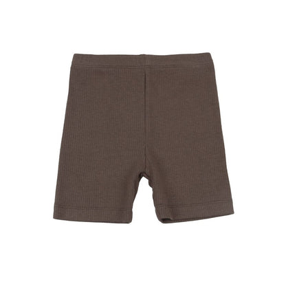 Summer New Arrival Baby Kids Unisex Casual Thin Solid Color Elastic Basic Shorts