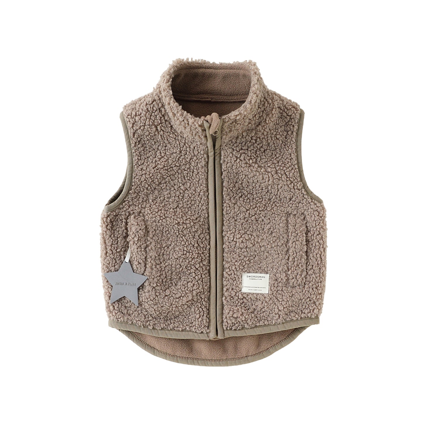 Arrival Winter and Autumn Baby Kids Unisex Fleece-Lined Sleeveless Vest, MyKids-USA®, Baby & Toddler Coats & Jackets, MyKids-USA - Size/Age - 80 (9-12M) - Color - Khaki -  -  - TR2512270923-B.