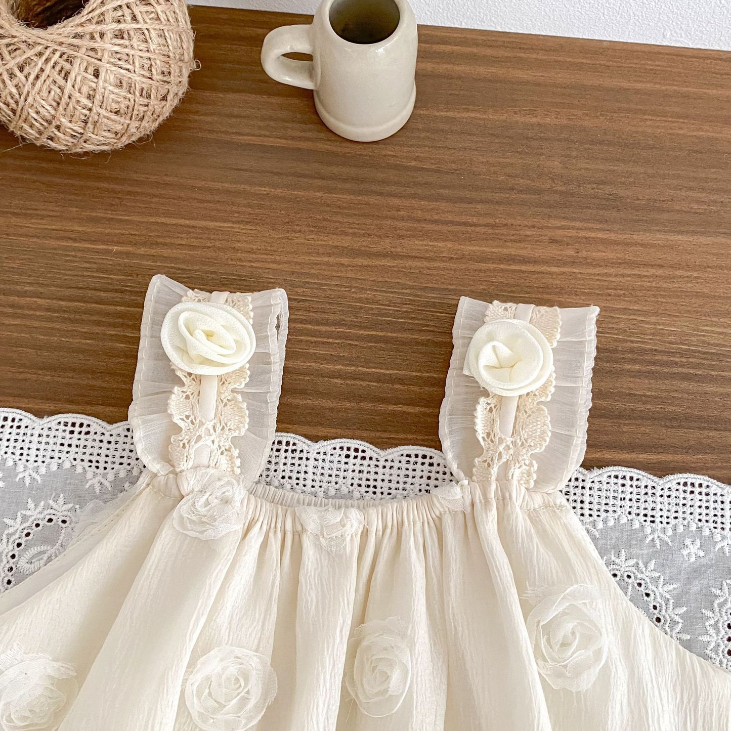 Summer Arrival Baby Girls Sleeveless Solid Color Floral Pattern Onesies, MyKids-USA®, Baby One-Pieces, MyKids-USA -  -  -  -  -  -  - 