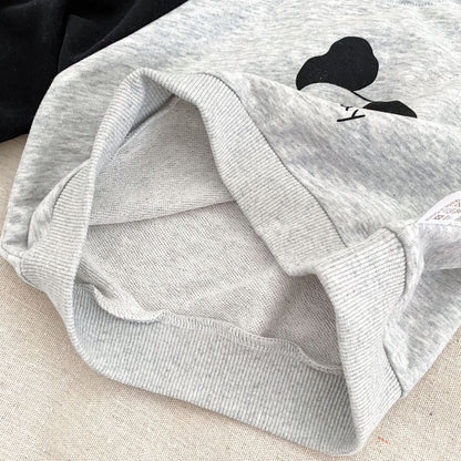 MyKids-USA® Hot Selling Autumn Baby Kids Long Sleeves Puppy Pattern Pullover and Plain Pants Set