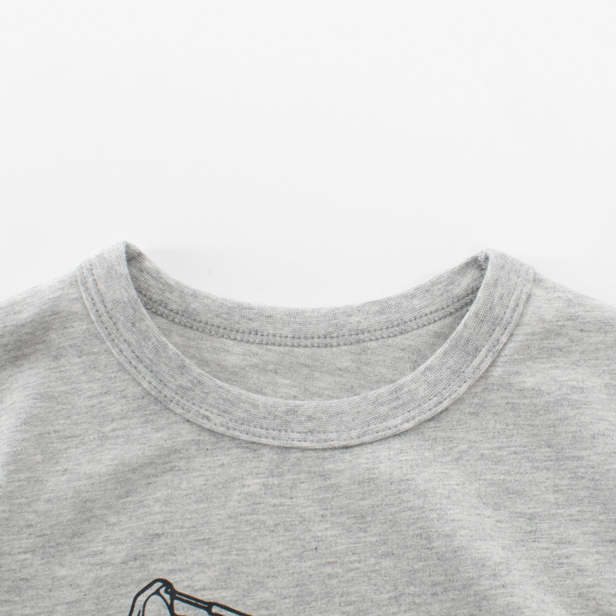 Summer Boys’ Cartoon and Letters Pattern Grey T-shirt in European and American Style, MyKids-USA®, T-Shirts, MyKids-USA -  -  -  -  -  -  - .