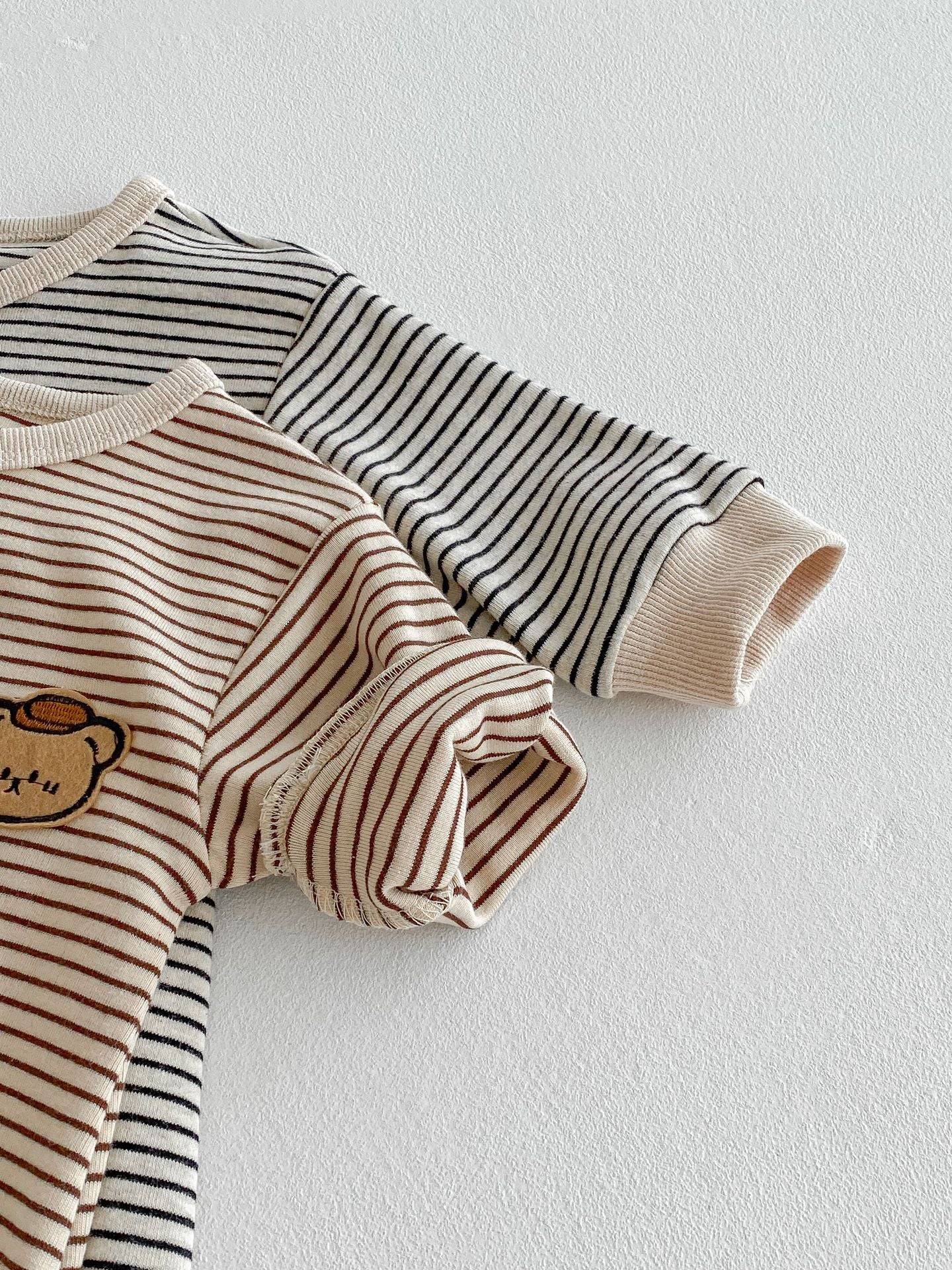 Autumn Arrival Baby Unisex Long Sleeves Striped Pattern Single Breasted Rompers, MyKids-USA®, Baby One-Pieces, MyKids-USA -  -  -  -  -  -  - 