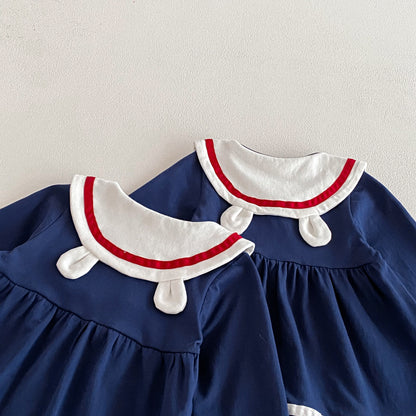 Arrival Spring and Autumn Preppy Baby Kids Girls Peter Color Patchwork Onesies and Dress – Princess Sister Matching Set, MyKids-USA®, Baby & Toddler Outfits, MyKids-USA -  -  -  -  -  -  - .