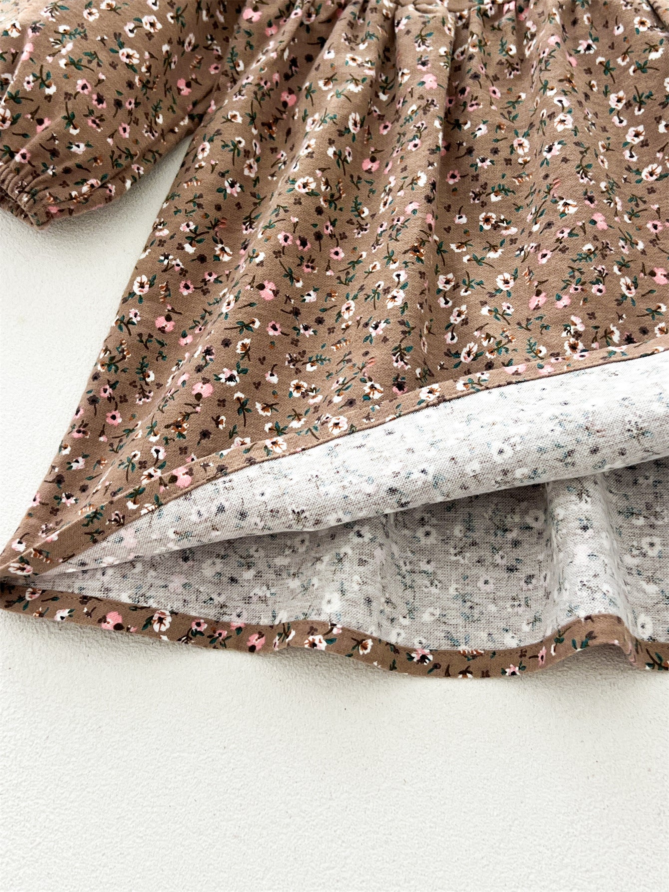 Spring Arrival Baby Girls Long Sleeves Vintage Floral Pattern Dress, MyKids-USA®, Baby & Toddler Dresses, MyKids-USA -  -  -  -  -  -  - 