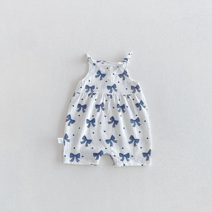 Summer Arrival Baby Sleeveless Cute Pattern Strap Rompers, MyKids-USA®, Baby One-Pieces, MyKids-USA - Size/Age - 66 (3-6M) - Color - Beige -  -  - TR2603221428-A.