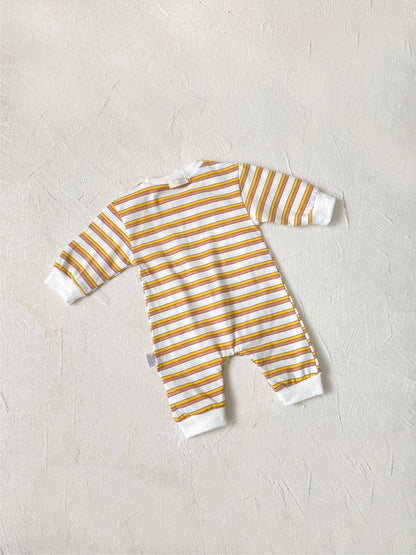 MyKids-USA® Autumn Hot Selling Baby Unisex Striped Long Sleeves Romper