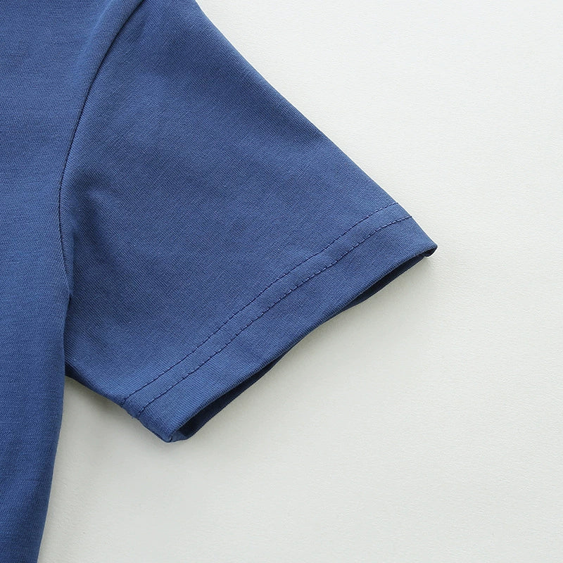 Summer Boys’ Marine Animals Cartoon Pattern T-shirt in European and American Style, MyKids-USA®, Baby & Toddler Tops, MyKids-USA -  -  -  -  -  -  - 