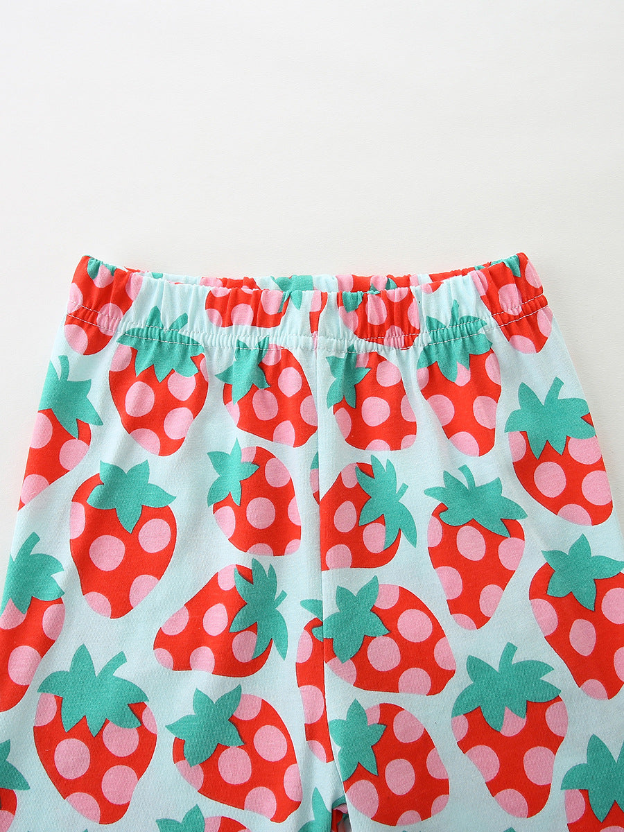 Arrival Summer Baby Kids Girls Strawberry Shorts
