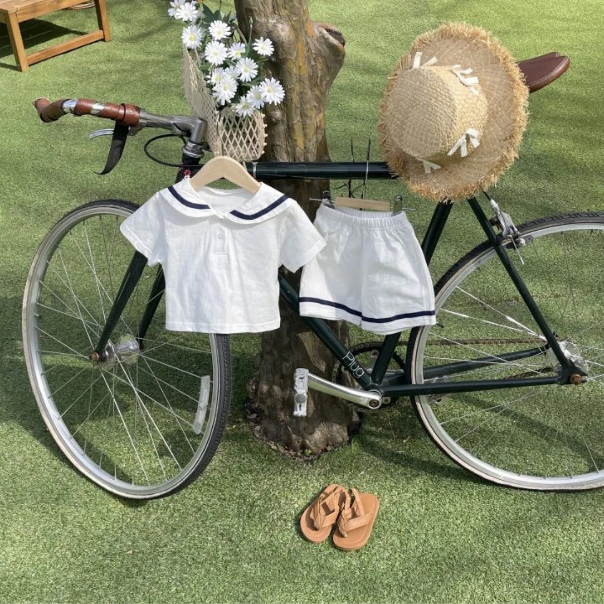 Summer Hot Selling Baby Kids Unisex Short Sleeves Preppy Top and Shorts Clothing Set, MyKids-USA®, Baby & Toddler Outfits, MyKids-USA -  -  -  -  -  -  - 