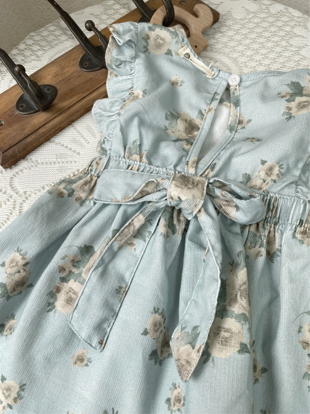 MyKids-USA® Summer Hot Selling Cute Flowers Pattern Sleeveless Dress for Stylish Girls