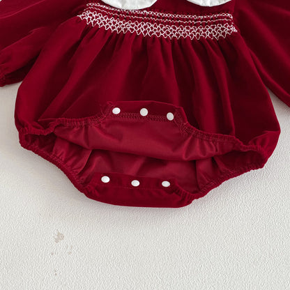 Autumn Arrival Baby Girls Long Sleeves Color Patchwork Onesies, MyKids-USA®, Baby One-Pieces, MyKids-USA -  -  -  -  -  -  - 