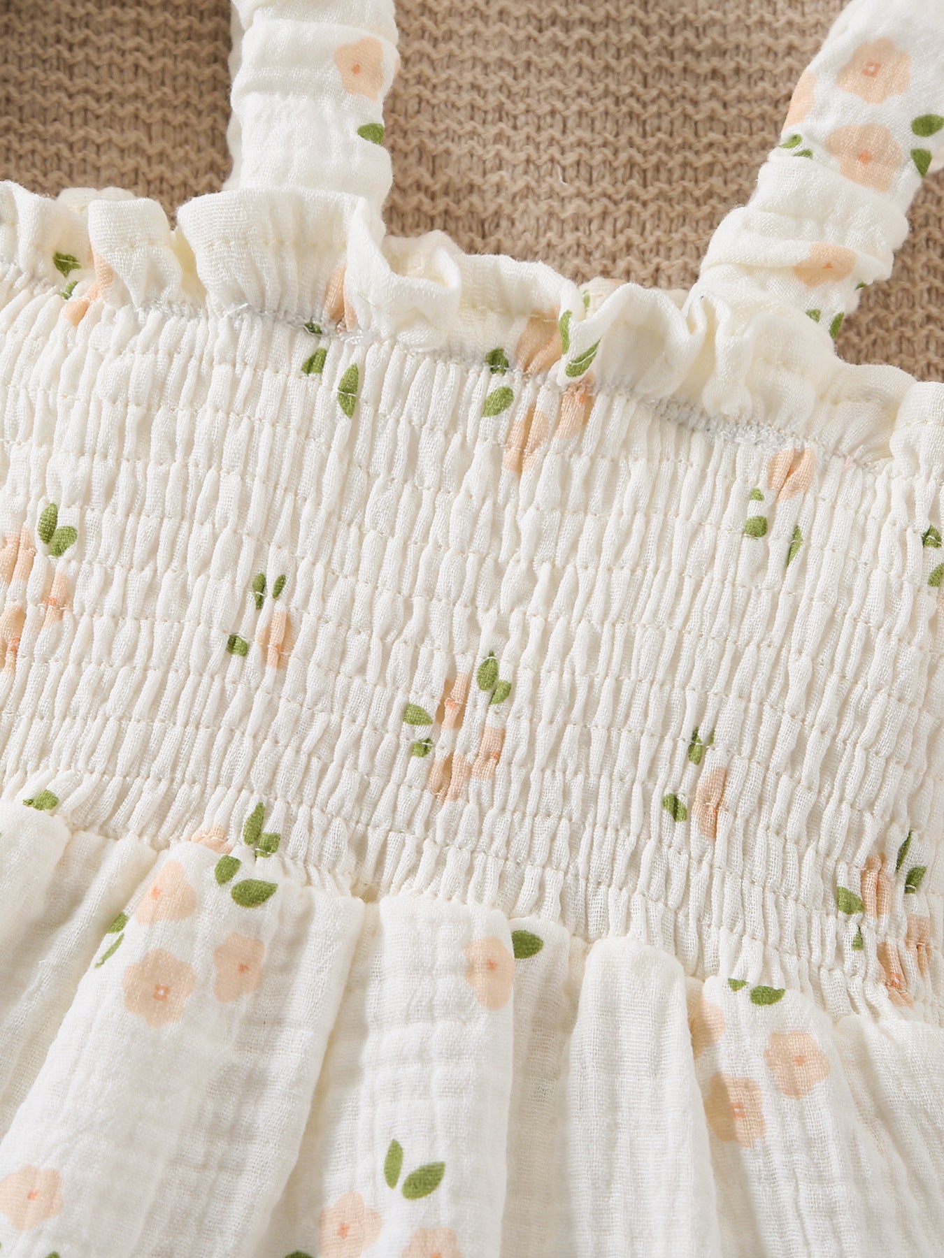 Design Summer Baby Kids Girls Sleeveless Flowers Pattern Bodysuit with Hat, MyKids-USA®, Baby & Children's One-Pieces, MyKids-USA -  -  -  -  -  -  - .
