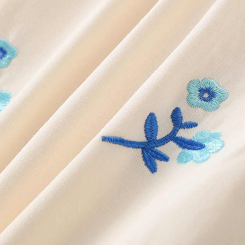 Summer Baby Kids Flowers and Butterfly Pattern T-shirt and Skirt Clothing Set for Girls, MyKids-USA®, Baby & Toddler Outfits, MyKids-USA -  -  -  -  -  -  - 