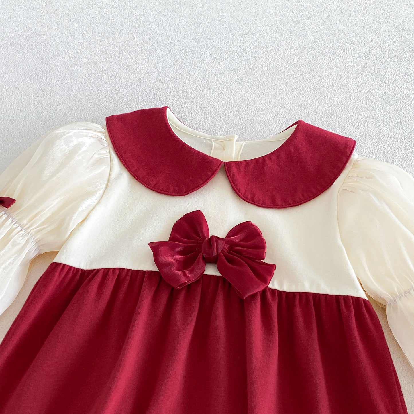 MyKids-USA® Autumn Arrival Baby Girls Long Sleeves Color Patchwork Bodysuit