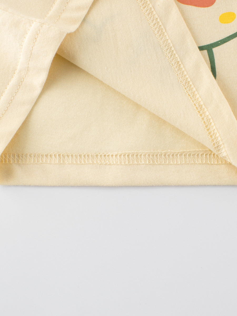 Boys’ Cartoon Dinosaur And Teddy Print T-Shirt In European And American Style, MyKids-USA®, Baby & Toddler Tops, MyKids-USA -  -  -  -  -  -  - 