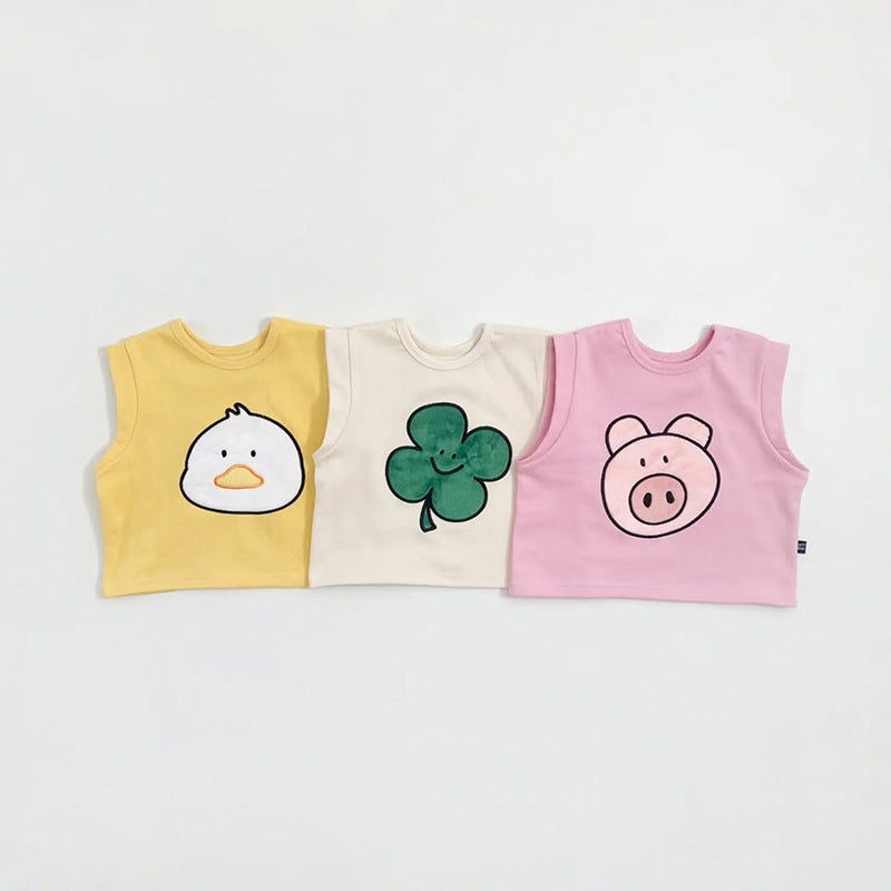 Arrival Autumn Baby Kids Long Sleeves Top, Cartoon Vest and Pants Clothing Set, MyKids-USA®, Baby & Children's Outfits, MyKids-USA -  -  -  -  -  -  - .