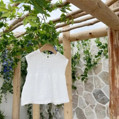 Summer Hot Selling Baby Kids Girls Sleeveless Solid Color Princess Plaid Dress, MyKids-USA®, Baby & Toddler Dresses, MyKids-USA -  -  -  -  -  -  - 