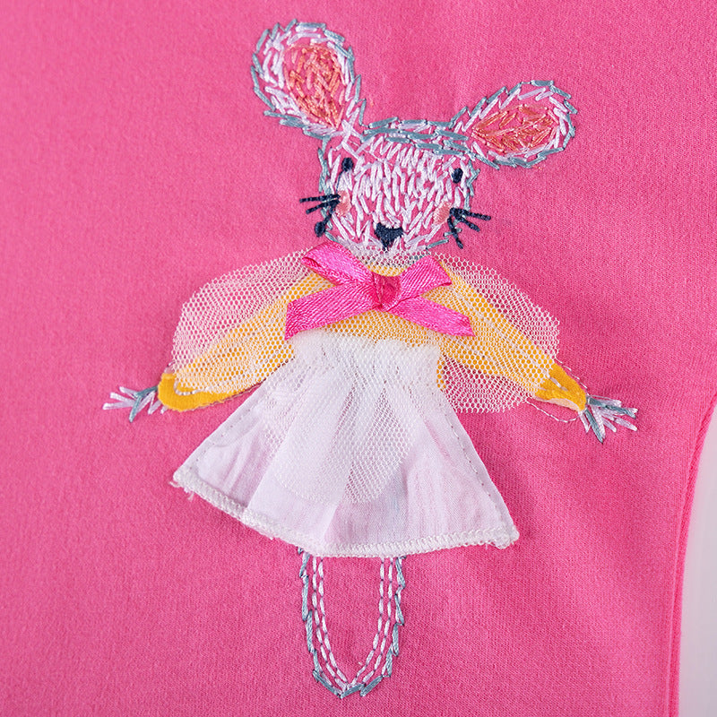 Autumn and Spring Arrival Cartoon Pattern Long Sleeves Dress with Tulle for Stylish Girls, MyKids-USA®, Baby & Toddler Dresses, MyKids-USA -  -  -  -  -  -  - 