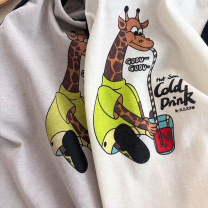 Summer Arrival Baby Unisex Giraffe Cartoon Pattern Sleeveless Crew Neck Rompers, MyKids-USA®, Baby One-Pieces, MyKids-USA -  -  -  -  -  -  - 