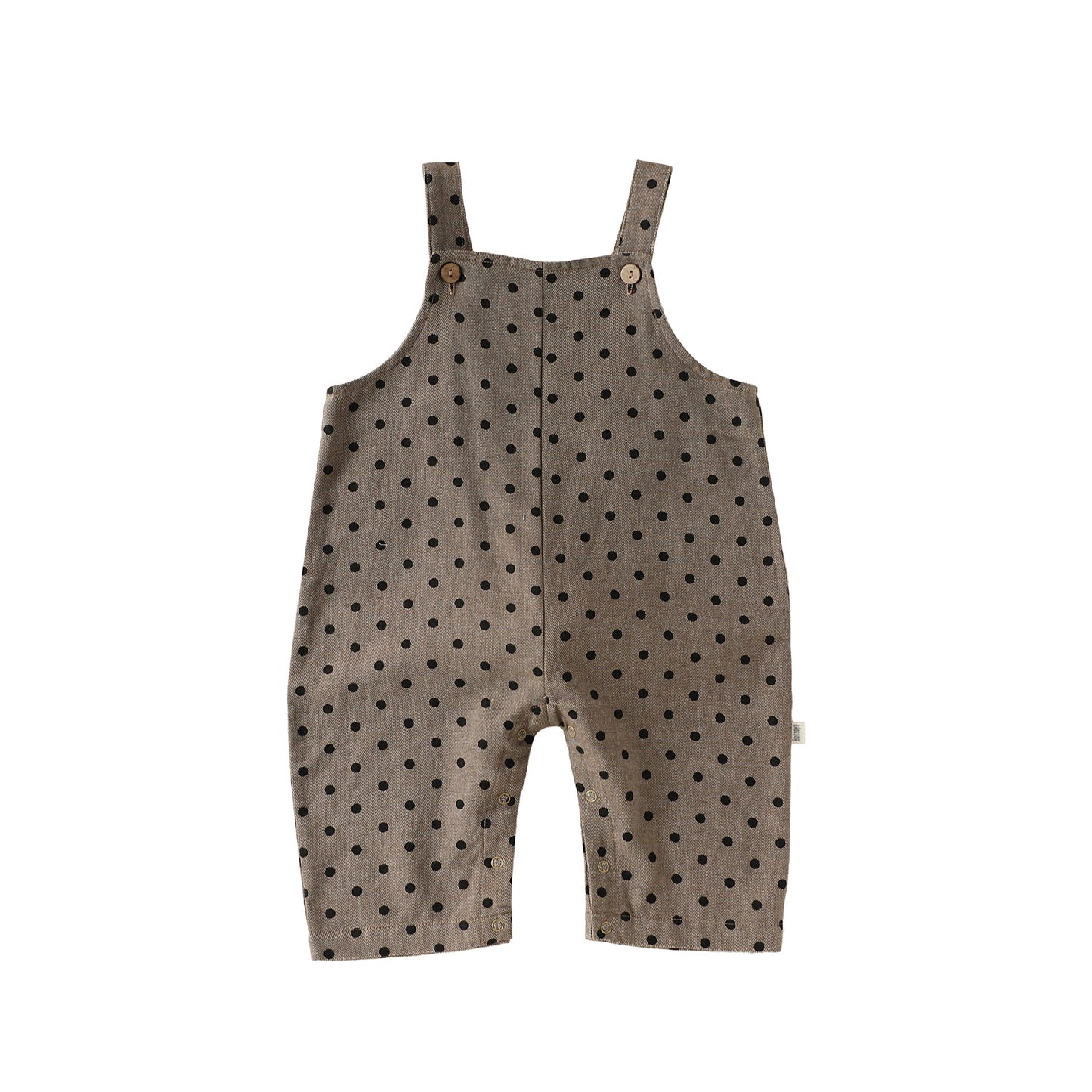 Spring Arrival Baby Unisex Sleeveless Dots Pattern Rompers Overalls, MyKids-USA®, Baby One-Pieces, MyKids-USA - Size/Age - 73 (6-9M) - Color - Khaki -  -  - TR2603062352-B.