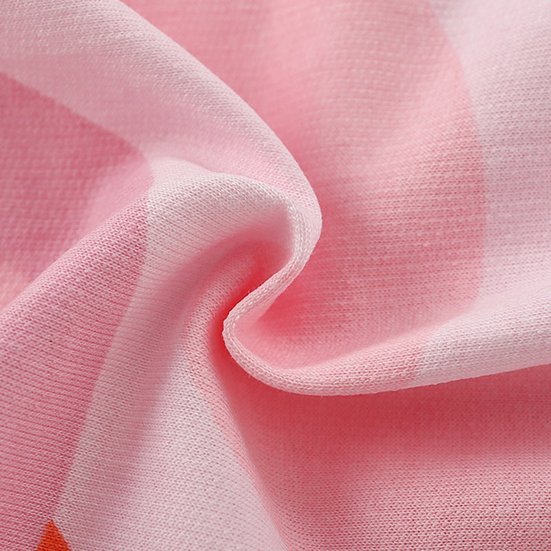 Summer Baby Kids Colorful Curves Pattern T-shirt and Shorts Clothing Set for Girls, MyKids-USA®, Baby & Toddler Outfits, MyKids-USA -  -  -  -  -  -  - 