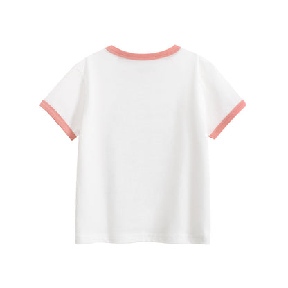 Summer Girls’ Cartoon Cats Pattern Printed T-shirt in European and American Style, MyKids-USA®, Baby & Toddler Tops, MyKids-USA -  -  -  -  -  -  - 