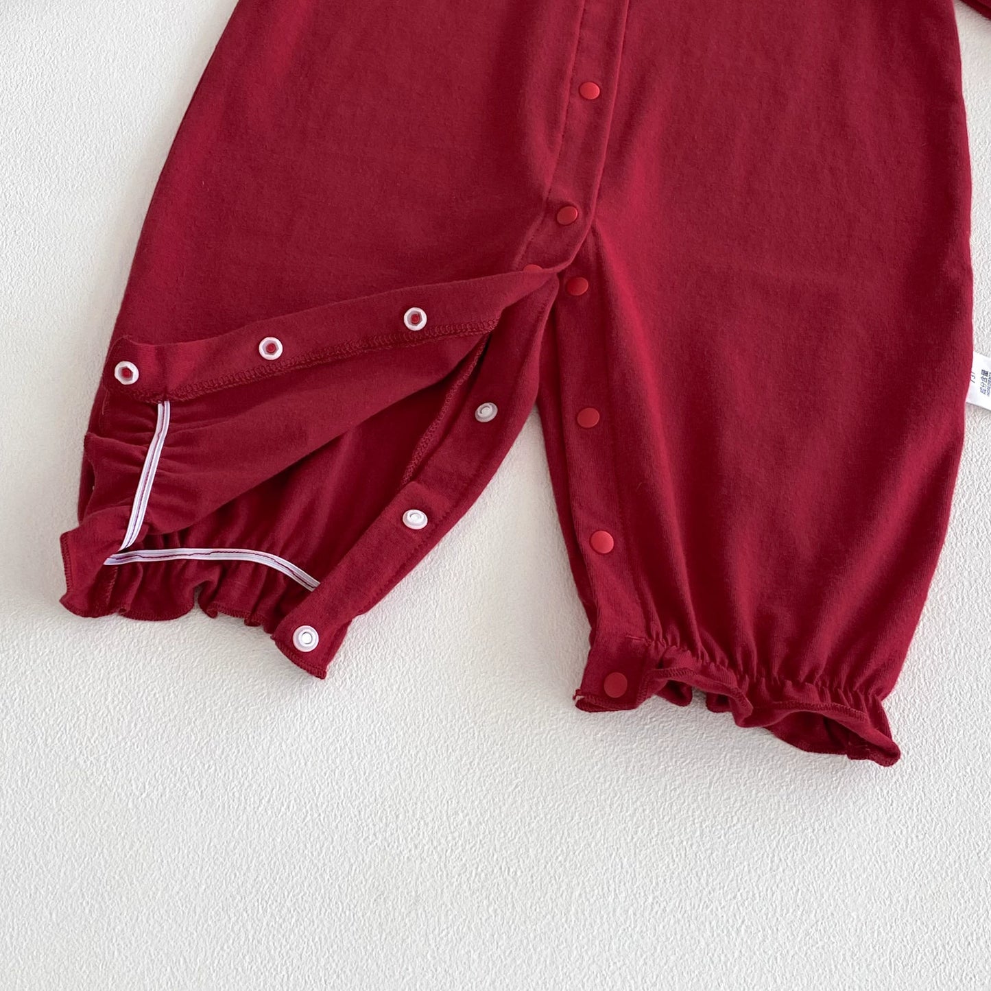 Autumn Arrival Baby Girls Long Sleeves Flowers Embroidered Pattern Single Breasted Rompers, MyKids-USA®, Baby One-Pieces, MyKids-USA -  -  -  -  -  -  - 