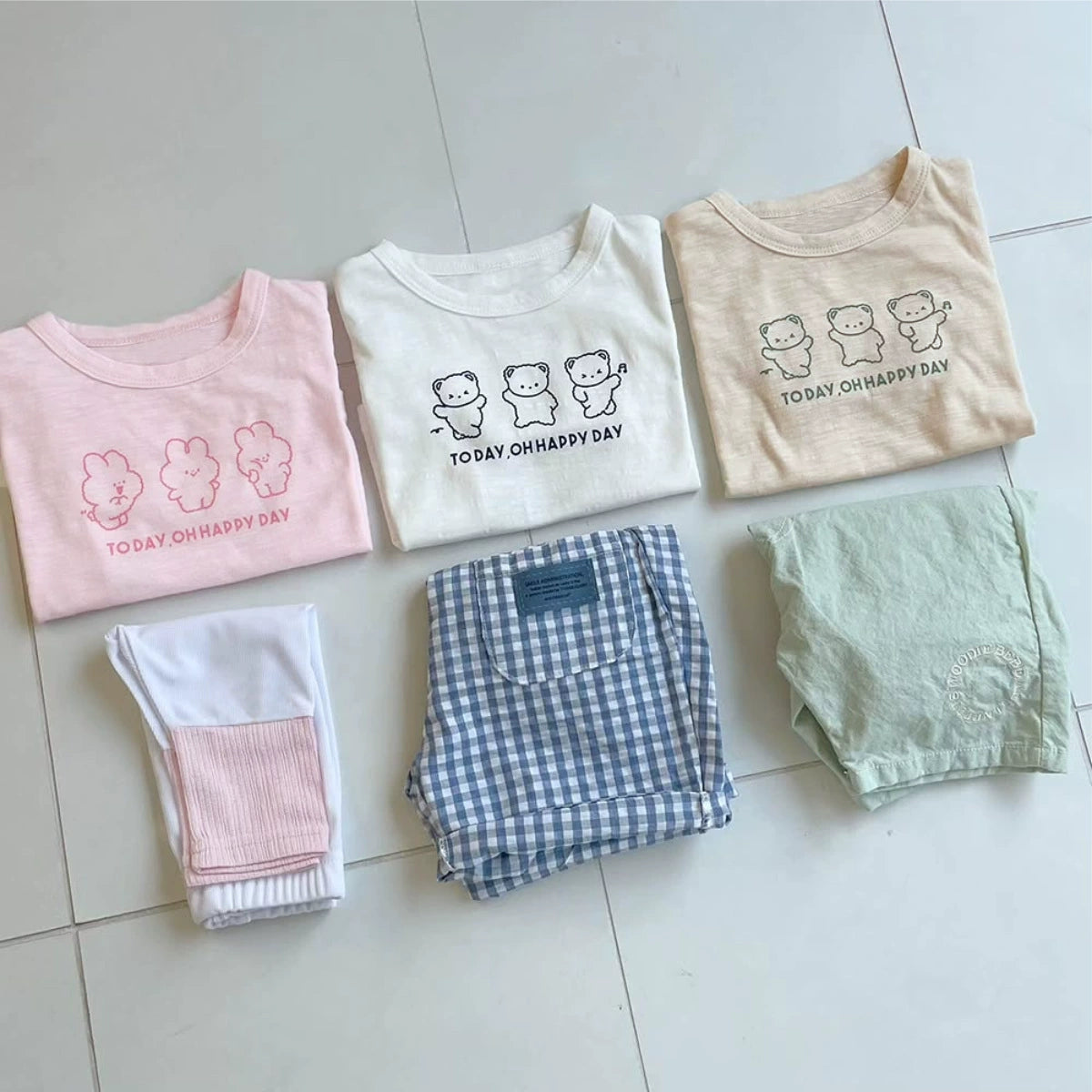 Summer Hot Selling Baby Kids Unisex Short Sleeves Cartoon Rabbit Pattern T-shirt, MyKids-USA®, Baby & Toddler Tops, MyKids-USA -  -  -  -  -  -  - 