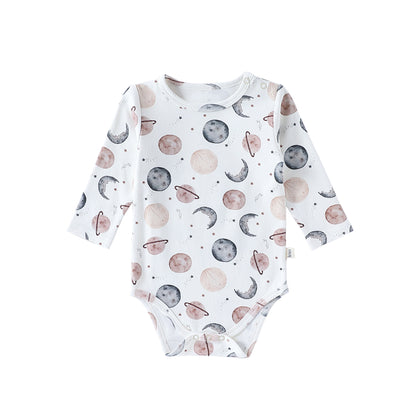 Autumn Arrival Baby Unisex Long Sleeves Casual Pattern Crew Neck Onesies and Pants Clothing Sets, MyKids-USA®, Baby & Toddler Outfits, MyKids-USA - Size/Age - 66 (3-6M) - Color - White -  -  - TR2509122359-B