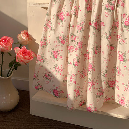 Summer Baby Kids Girls French Short Sleeves Floral Pattern Printed Dress, MyKids-USA®, Baby & Toddler Dresses, MyKids-USA -  -  -  -  -  -  - 