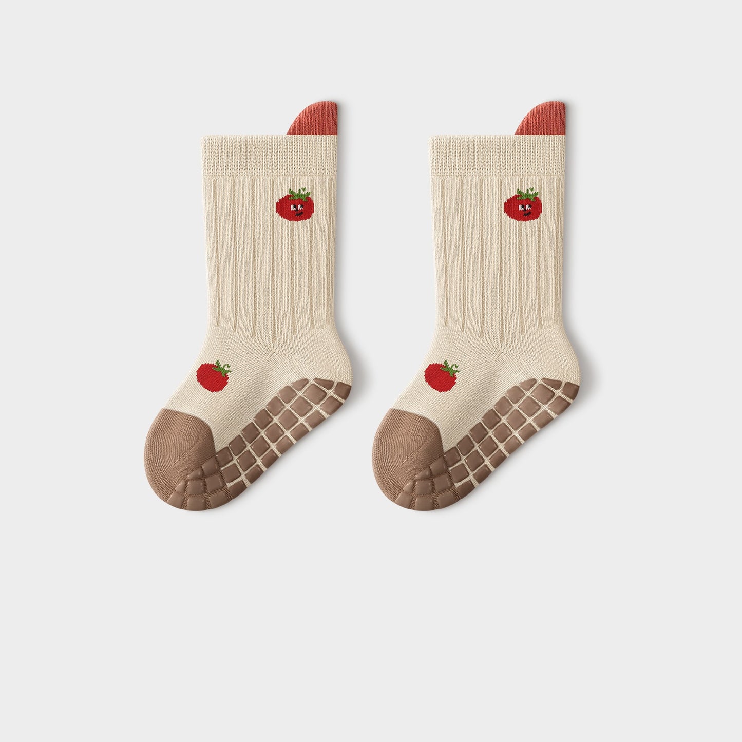 Autumn and Spring Baby Unisex Breathable Simple Cartoon Pattern Socks, MyKids-USA®, Baby & Toddler Socks & Tights, MyKids-USA - Size/Age - S (0-1Y) - Color - Khaki -  -  - TR2512301357-C.