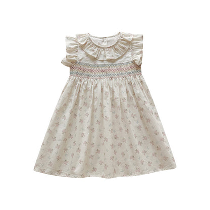 Summer Arrival Baby Girls Fly Sleeves Floral Pattern Dress, MyKids-USA®, Baby & Children's Dresses, MyKids-USA -  -  -  -  -  -  - .