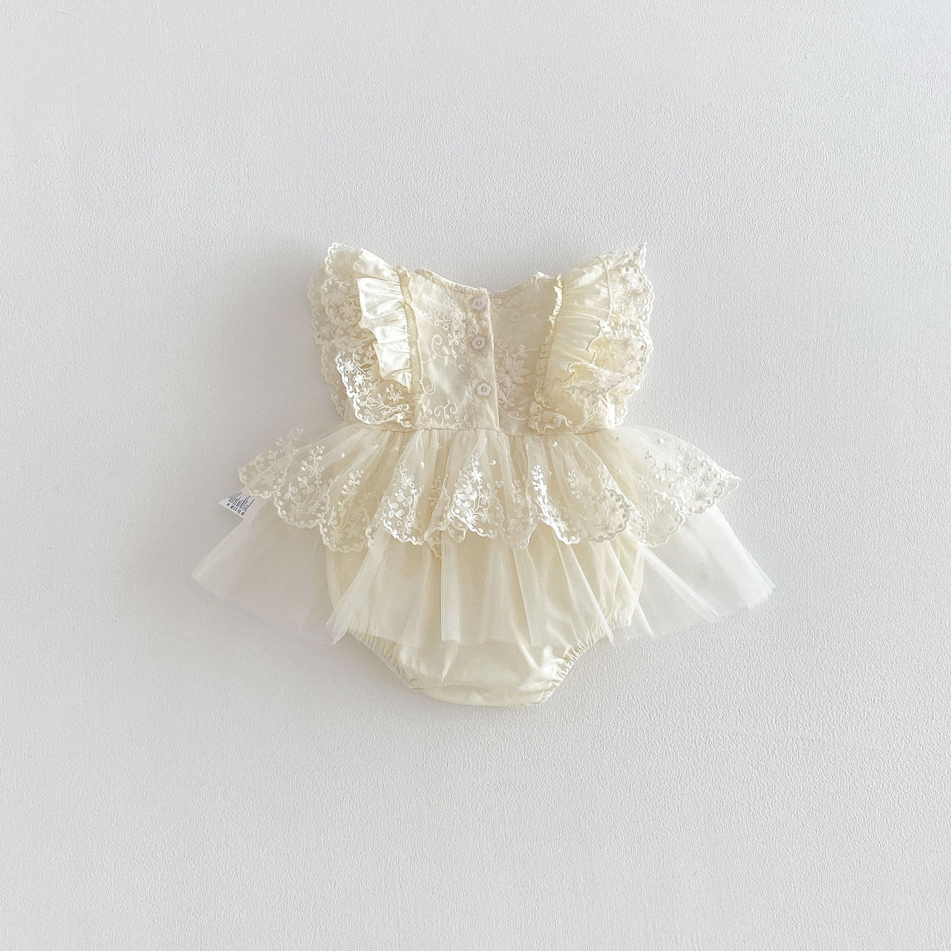 Summer Arrival Baby Girls Fly Sleeves Flowers Pattern Embroidered Bodysuit, MyKids-USA®, Baby & Toddler Dresses, MyKids-USA -  -  -  -  -  -  - .