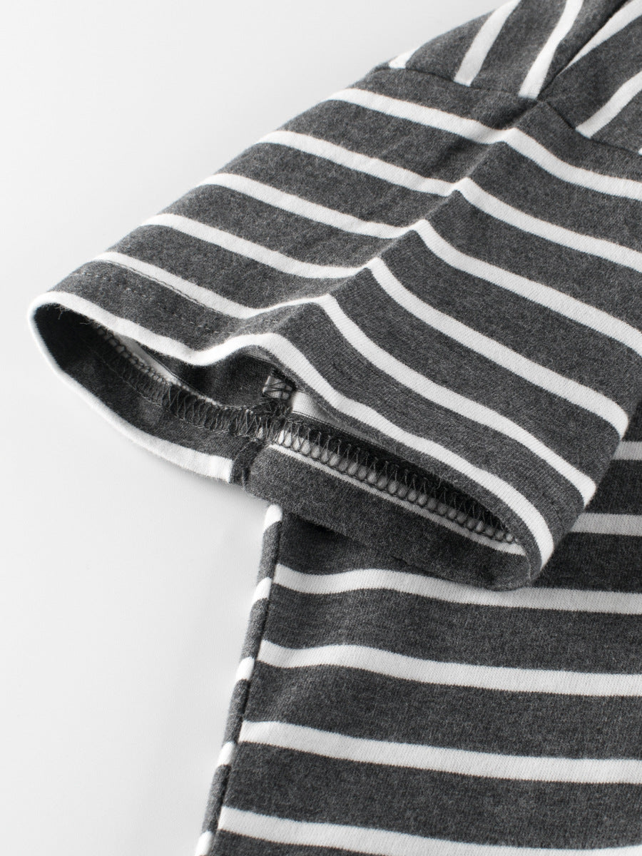 Arrival Children Boys’ Casual Striped Short Sleeves T-shirt in European and American Style for Summer, MyKids-USA®, Baby & Toddler Tops, MyKids-USA -  -  -  -  -  -  - 