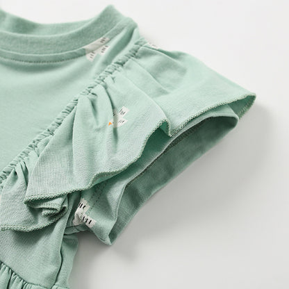 Summer Arrival Birds Pattern Short Sleeves Cute Dress for Stylish Girls, MyKids-USA®, Baby & Toddler Dresses, MyKids-USA -  -  -  -  -  -  - 