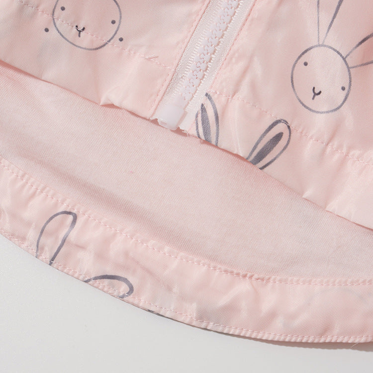 Baby Girl Rabbit Pattern Casual Fashion Jacket