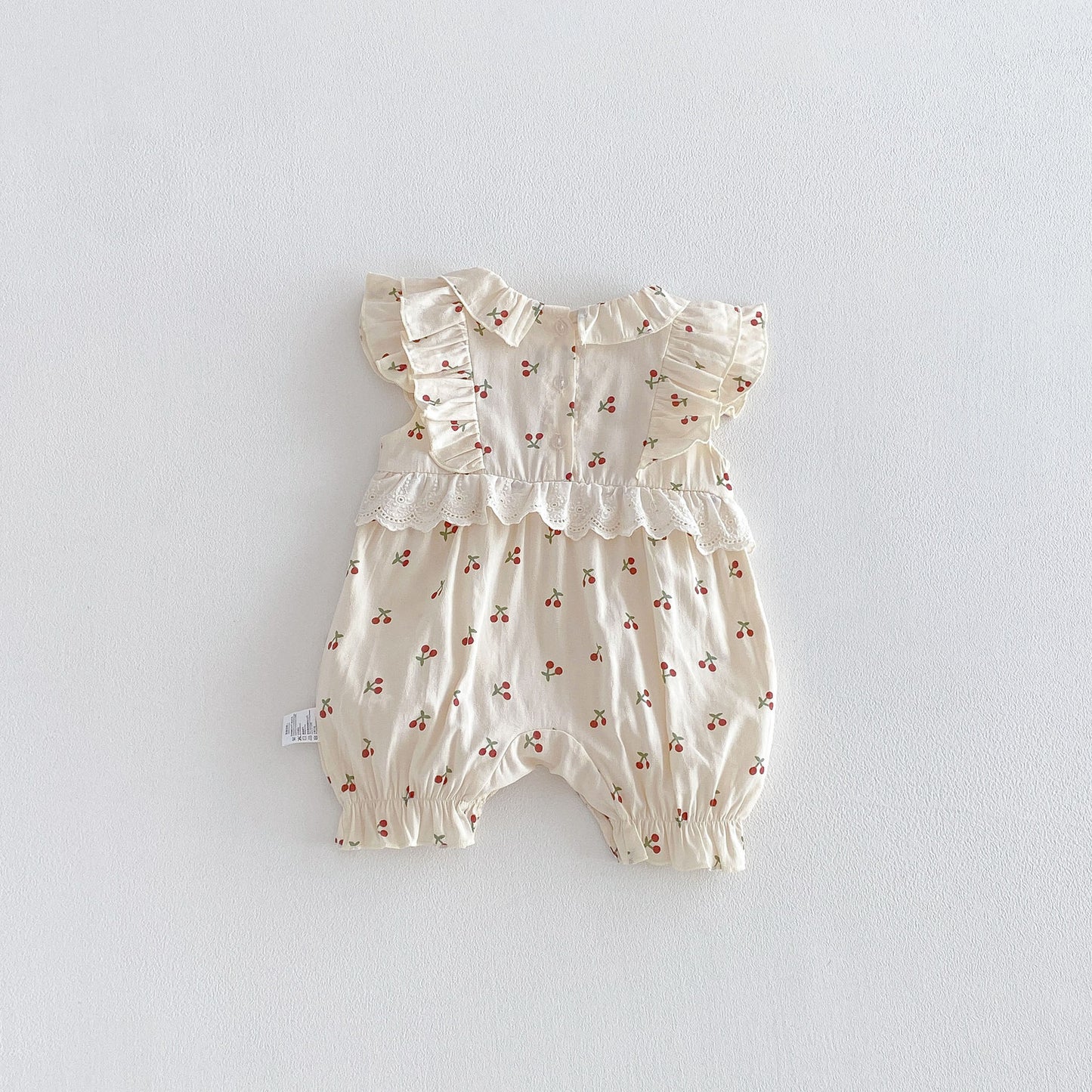 Design Summer Baby Kids Girls Fly Sleeves Cherry Pattern Rompers, MyKids-USA®, Baby & Children's One-Pieces, MyKids-USA -  -  -  -  -  -  - .