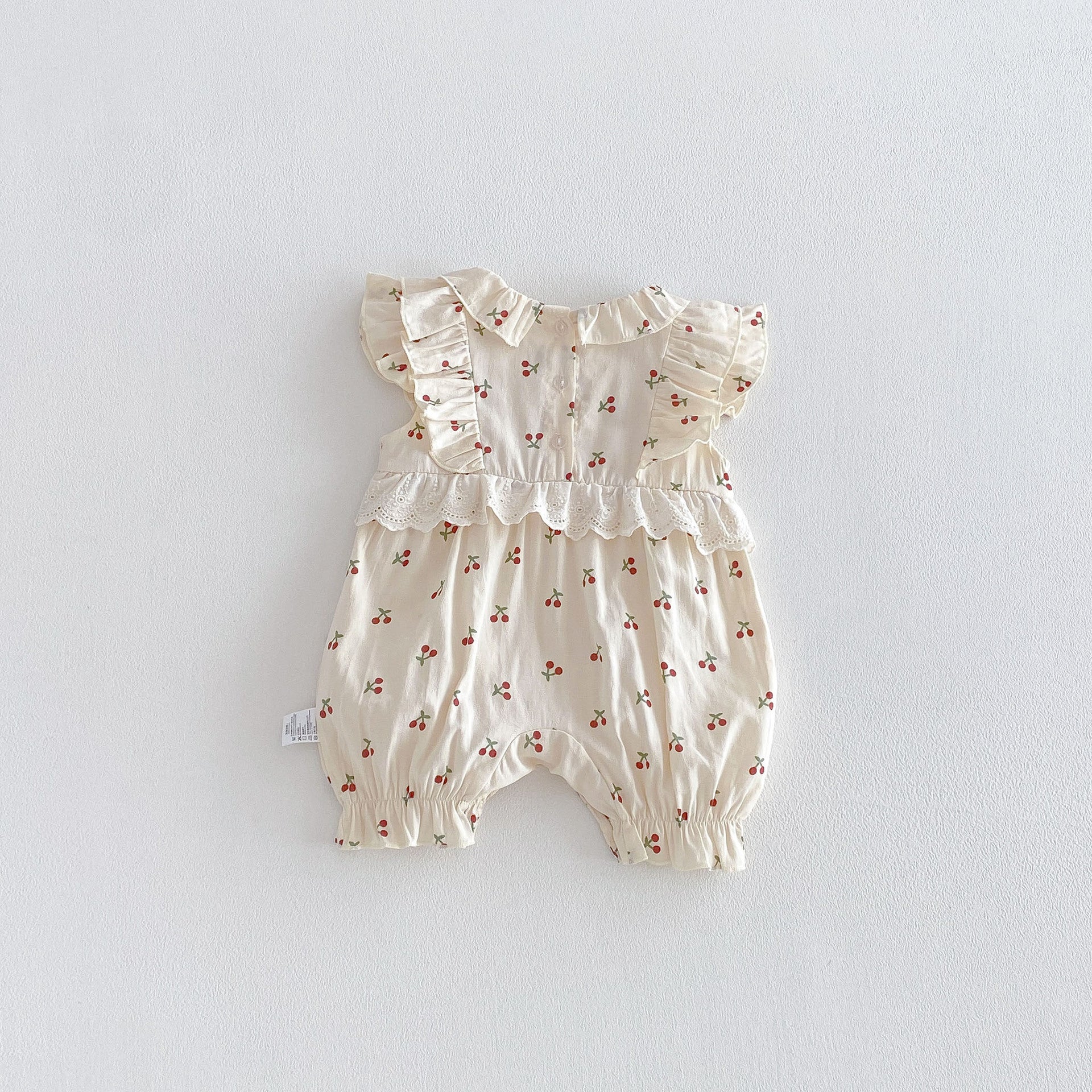 Design Summer Baby Kids Girls Fly Sleeves Cherry Pattern Rompers, MyKids-USA®, Baby & Children's One-Pieces, MyKids-USA -  -  -  -  -  -  - .