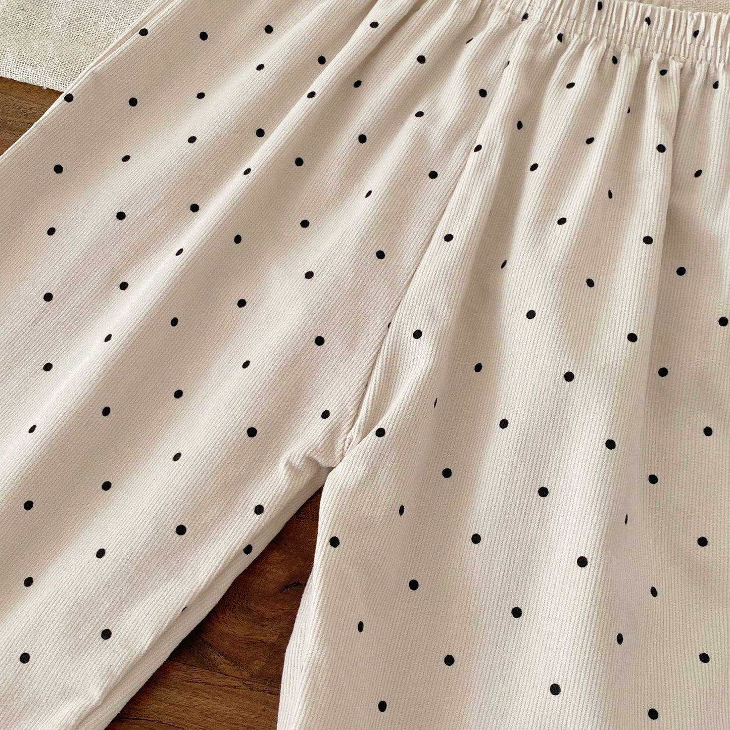 Autumn and Spring Arrival Casual Style Dots Pattern Pants for Girls, MyKids-USA®, Trousers, MyKids-USA -  -  -  -  -  -  - 