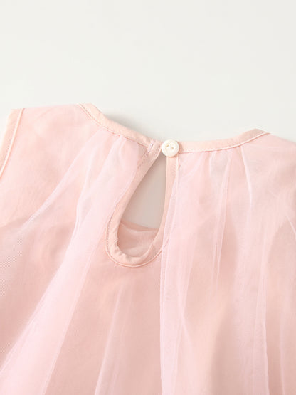 Summer Arrival Sleeveless Striped Pattern Tulle Dress for Stylish Girls, MyKids-USA®, Baby & Children's Dresses, MyKids-USA -  -  -  -  -  -  - .