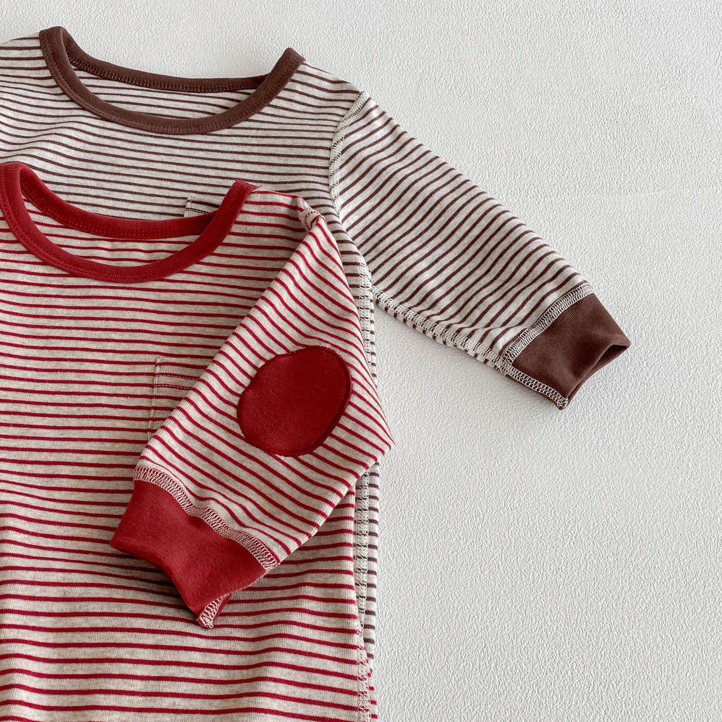 Autumn and Spring Arrival Baby Unisex Long Sleeves Striped Pattern Rompers, MyKids-USA®, Baby One-Pieces, MyKids-USA -  -  -  -  -  -  - 