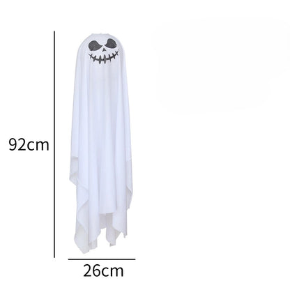 Illuminated Ghost Decorations for Halloween Parties – Hanging Props Accessory, MyKids-USA®, Seasonal & Holiday Decorations, MyKids-USA - Size/Age - Average Size (0-12Y） - Color - White -  -  - TR2508252241-B.