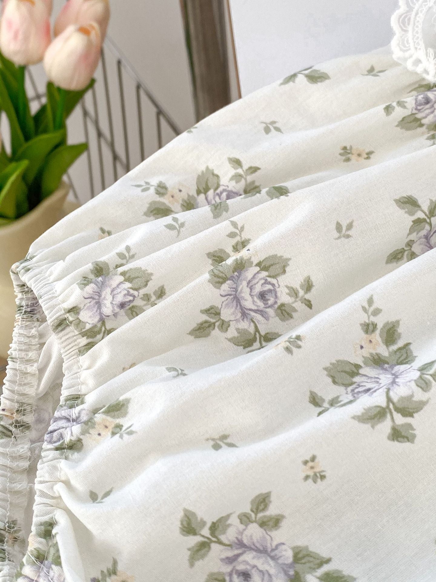 Design Summer Girls Floral Print Lace Fly Sleeves Strap Onesies, MyKids-USA®, Baby One-Pieces, MyKids-USA -  -  -  -  -  -  - 