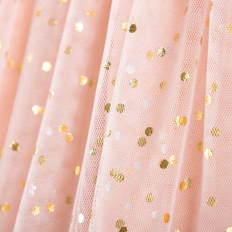 Autumn and Spring Arrival Princess Cartoon Pattern Long Sleeves Tulle Patchwork Dress for Stylish Girls, MyKids-USA®, Baby & Toddler Dresses, MyKids-USA -  -  -  -  -  -  - 