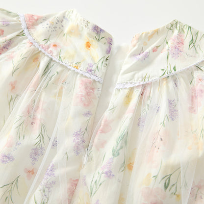 Summer Arrival Baby Girls Cute Butterfly and Floral Pattern Fly Sleeves Dress, MyKids-USA®, Baby & Toddler Dresses, MyKids-USA -  -  -  -  -  -  - 