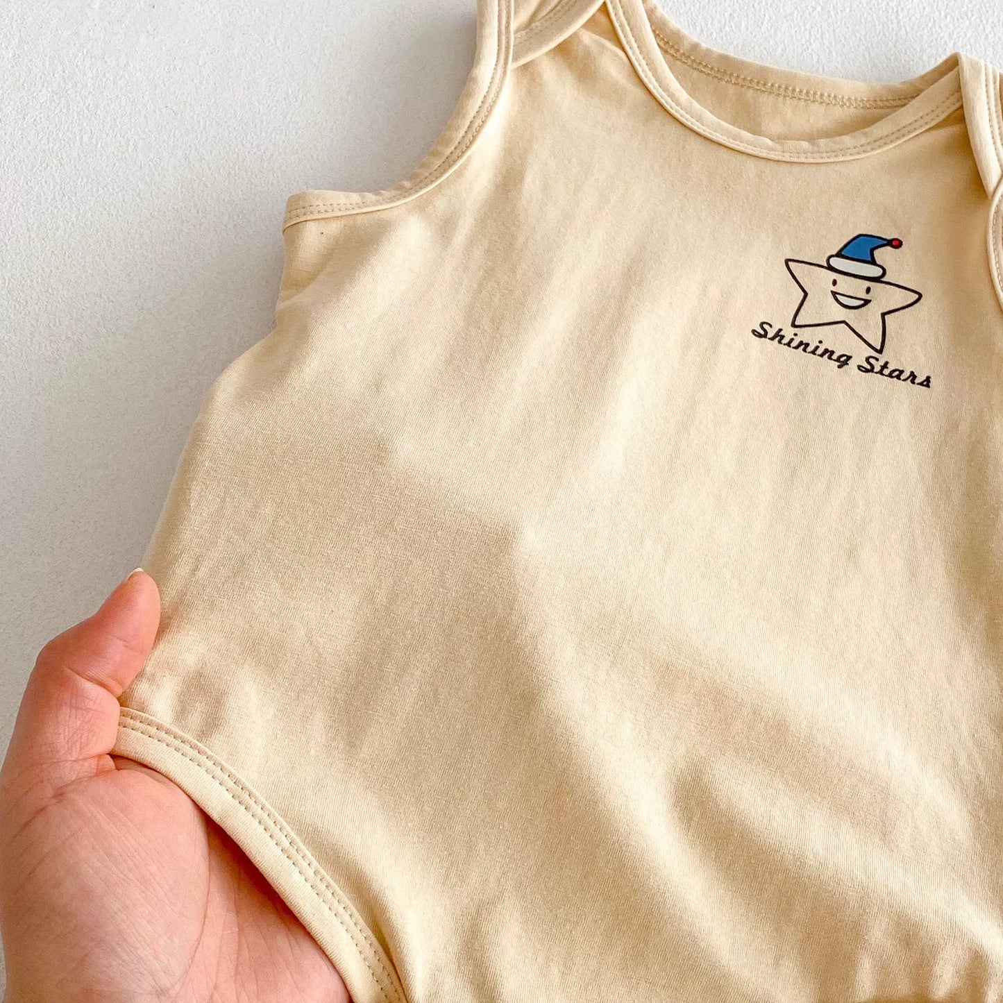 Summer Arrival Baby Unisex Casual Cartoon Star Pattern Sleeveless Onesies, MyKids-USA®, Baby One-Pieces, MyKids-USA -  -  -  -  -  -  - 