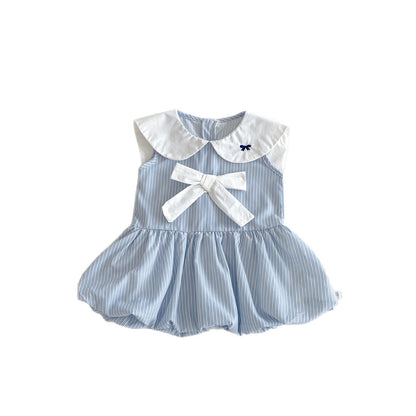 Summer Arrival Baby Girls Sleeveless Striped Pattern Dress, MyKids-USA®, Baby & Toddler Dresses, MyKids-USA -  -  -  -  -  -  - .